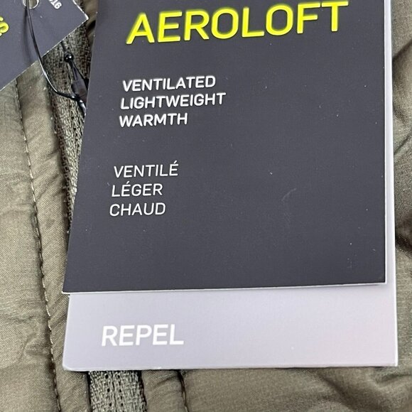 Nike Aeroloft Repel Running Vest Gilet Medium Womens Green Ventilated Packable - Picture 7 of 11